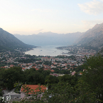Droga z Cetynii do Kotoru, panorama Boki Kotorskiej