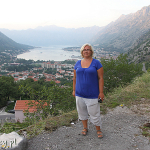 Droga z Cetynii do Kotoru, panorama Boki Kotorskiej