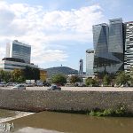 Sarajewo, nowoczesne centrum miasta