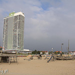 Travemünde, plaża i kompleks "Maritim"
