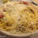 Spaghetti carbonara - gigant w Pedoulas