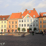 Stralsund, stare kamienice przy Alter Markt