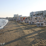 Larnaka, miejska plaża Finikoudes