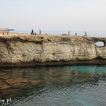 Cypr, klify nieopodal Cape Greco