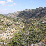 Widoki w górach Troodos
