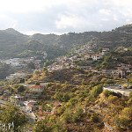 Widoki w górach Troodos, wieś Argos