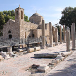 Pafos, ruiny wczesnochrześcijańskiej bazyliki Panagia Chrysopolitissa