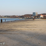 Tallin, plaża w okolicach pałacu Kadriorg