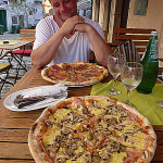 Rovinj, włosko-chorwackie danie, czyli pizza z truflami :)