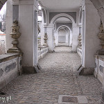 Český Krumlov, zamek, most łukowy