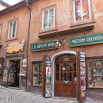 Český Krumlov, sklepiki na starym mieście