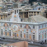 Genua, widok z windy "Il Bigo"