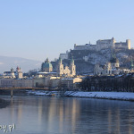 Salzburg, widok znad rzeki Salzach