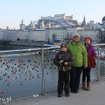 Salzburg, widok znad rzeki Salzach