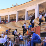 Marbella, arena walk byków, wchodzi orkiestra