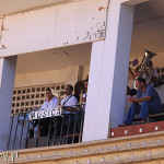 Marbella, arena walk byków, orkiestra na pozycji