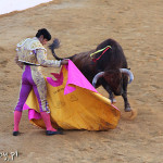 Marbella, corrida, matador w akcji