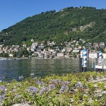 Como, nad brzegiem jeziora